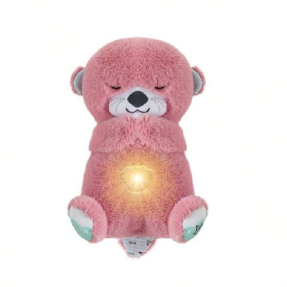 Battery Powered Plush Bear with Breathing and Sound Effects