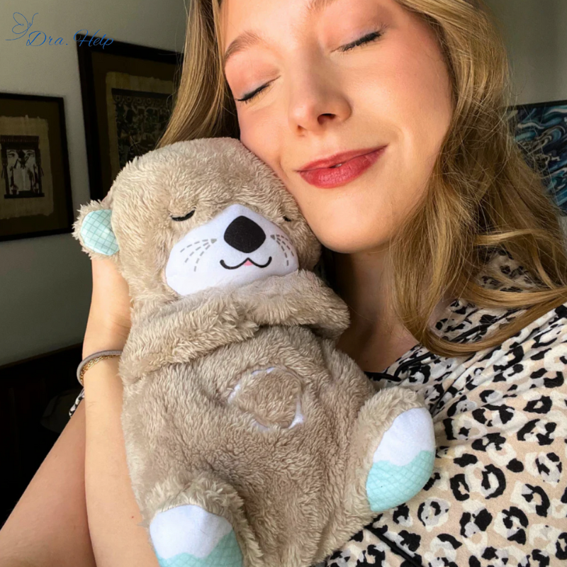 Battery Powered Plush Bear with Breathing and Sound Effects