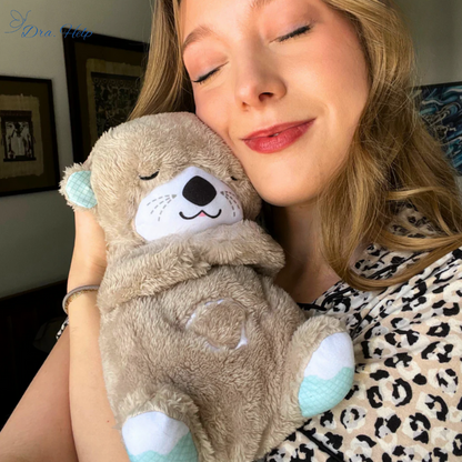 Battery Powered Plush Bear with Breathing and Sound Effects