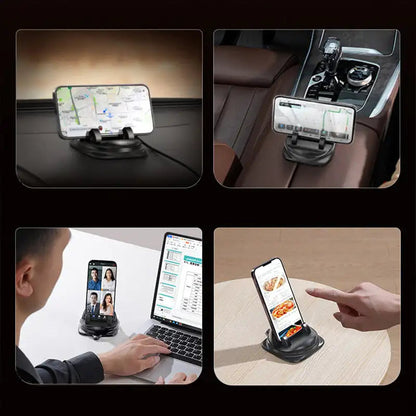 Rotating Car Phone Holder with 360 Degree Adjustable Viewing Angle