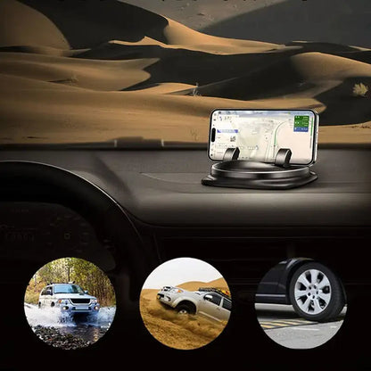 Rotating Car Phone Holder with 360 Degree Adjustable Viewing Angle