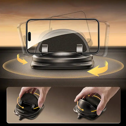 Rotating Car Phone Holder with 360 Degree Adjustable Viewing Angle
