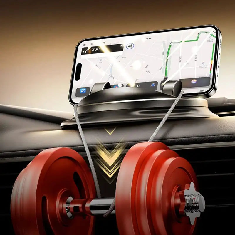 Rotating Car Phone Holder with 360 Degree Adjustable Viewing Angle