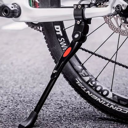 Adjustable Bicycle Kickstand, Robust Side Support for Stable Parking