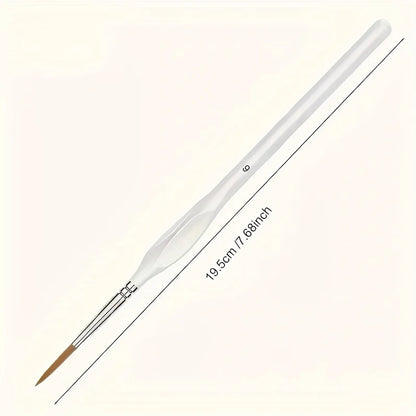 Precision Detail Brush for Accurate Painting and Fine Art, 11 Piece