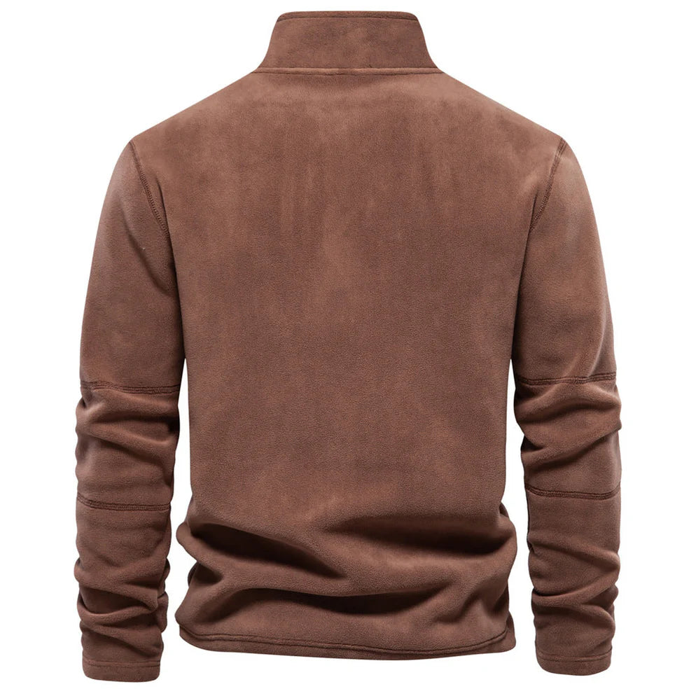 Winter Fleece Pullover, Warm and Comfortable for Men