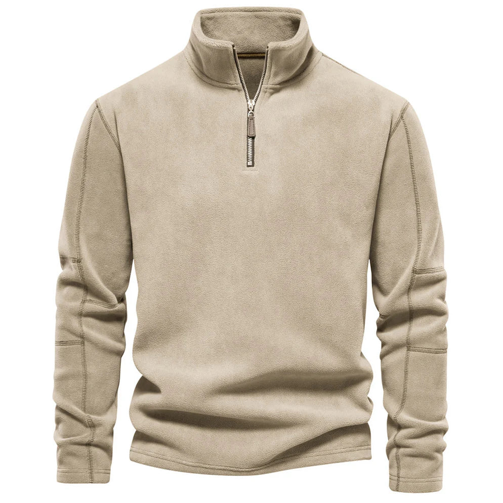 Winter Fleece Pullover, Warm and Comfortable for Men
