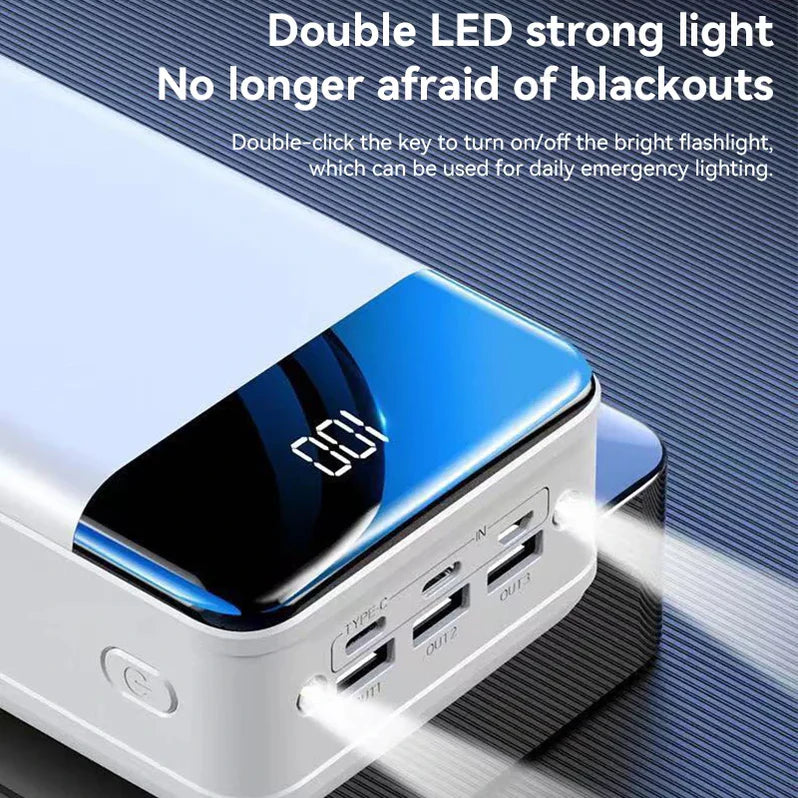 Power Bank Portable Charger 50000 mAh with LED Indicator