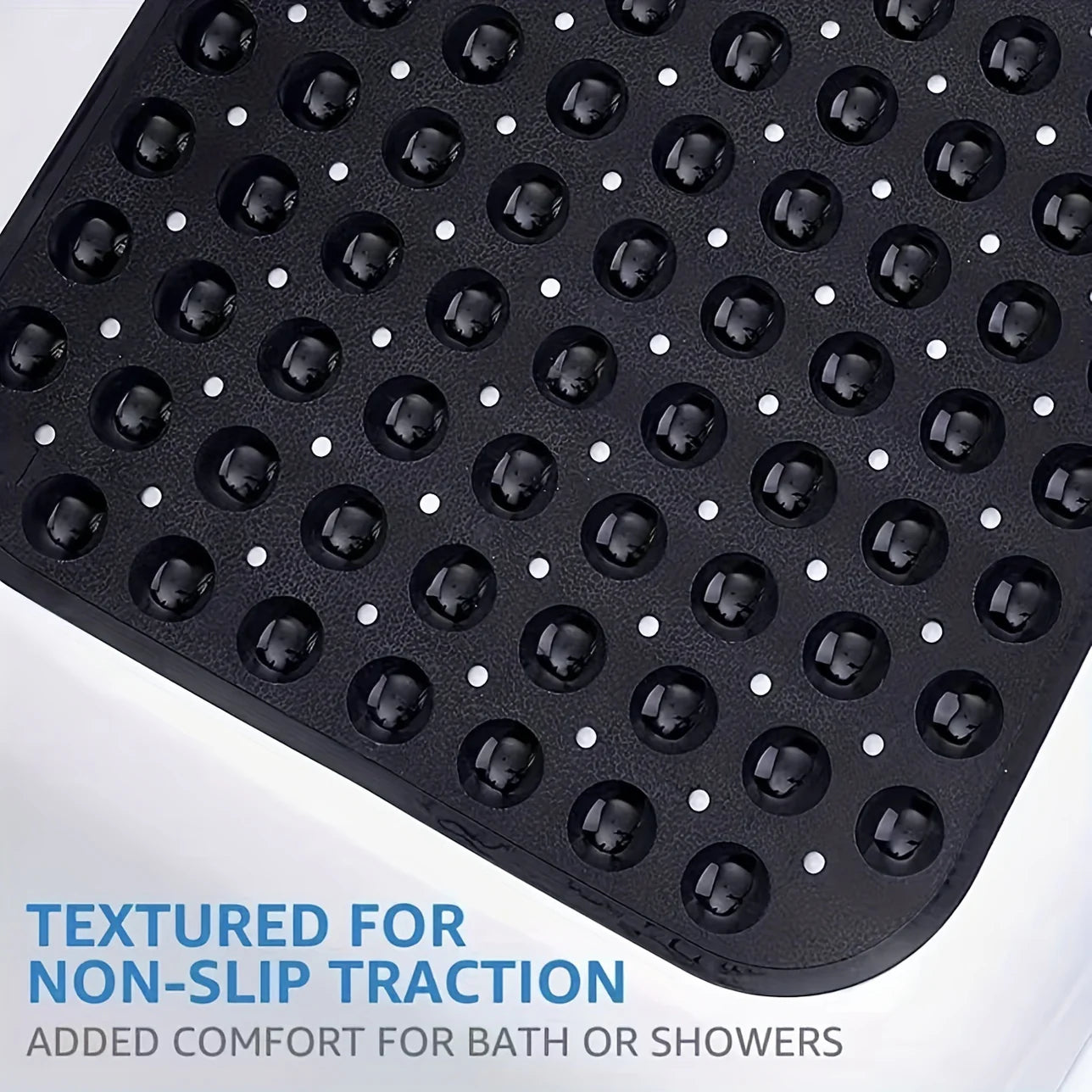 Non Slip Bath Mat XL, Extra Long Anti Skid Shower and Bathtub Mat