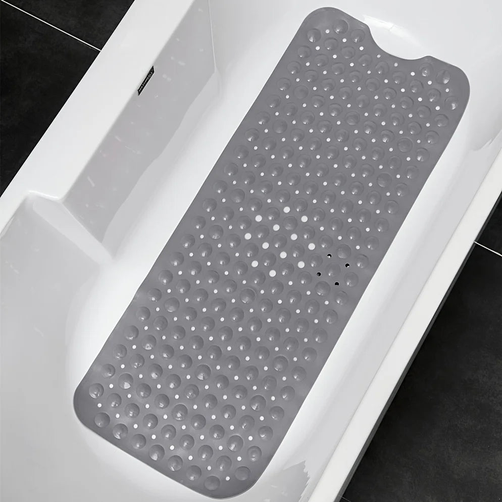 Non Slip Bath Mat XL, Extra Long Anti Skid Shower and Bathtub Mat