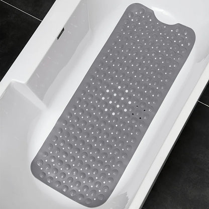 Non Slip Bath Mat XL, Extra Long Anti Skid Shower and Bathtub Mat