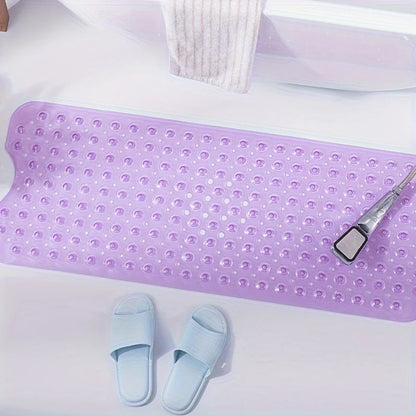 Non Slip Bath Mat XL, Extra Long Anti Skid Shower and Bathtub Mat