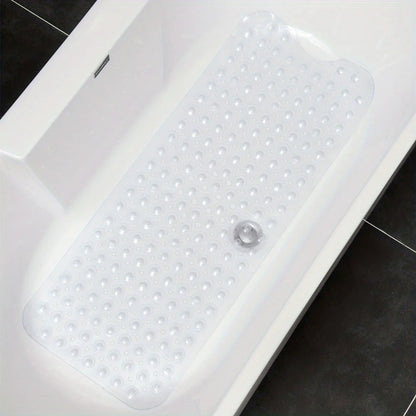 Non Slip Bath Mat XL, Extra Long Anti Skid Shower and Bathtub Mat