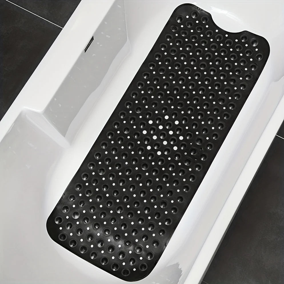Non Slip Bath Mat XL, Extra Long Anti Skid Shower and Bathtub Mat