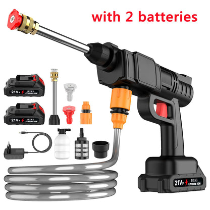 Cordless Lithium Battery Pressure Washer with Adjustable Spray Nozzle