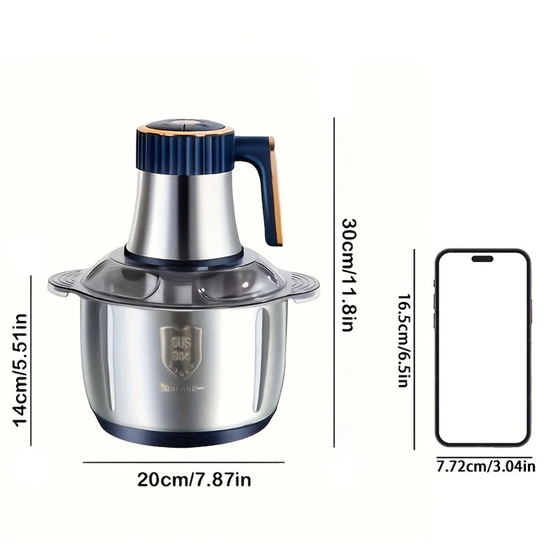 Stainless Steel Meat And Vegetable Chopper, Multifunction Kitchen Machine