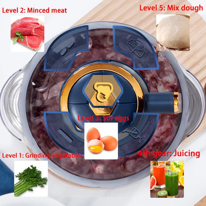 Stainless Steel Meat And Vegetable Chopper, Multifunction Kitchen Machine