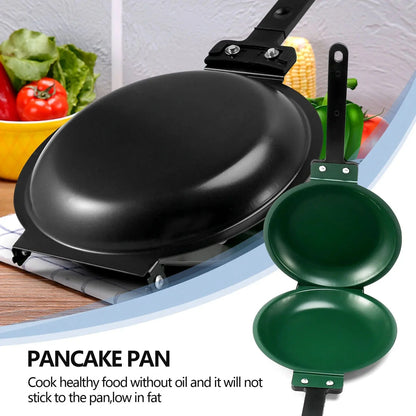 Double-Sided Non-Stick Pancake Pan Stainless Steel