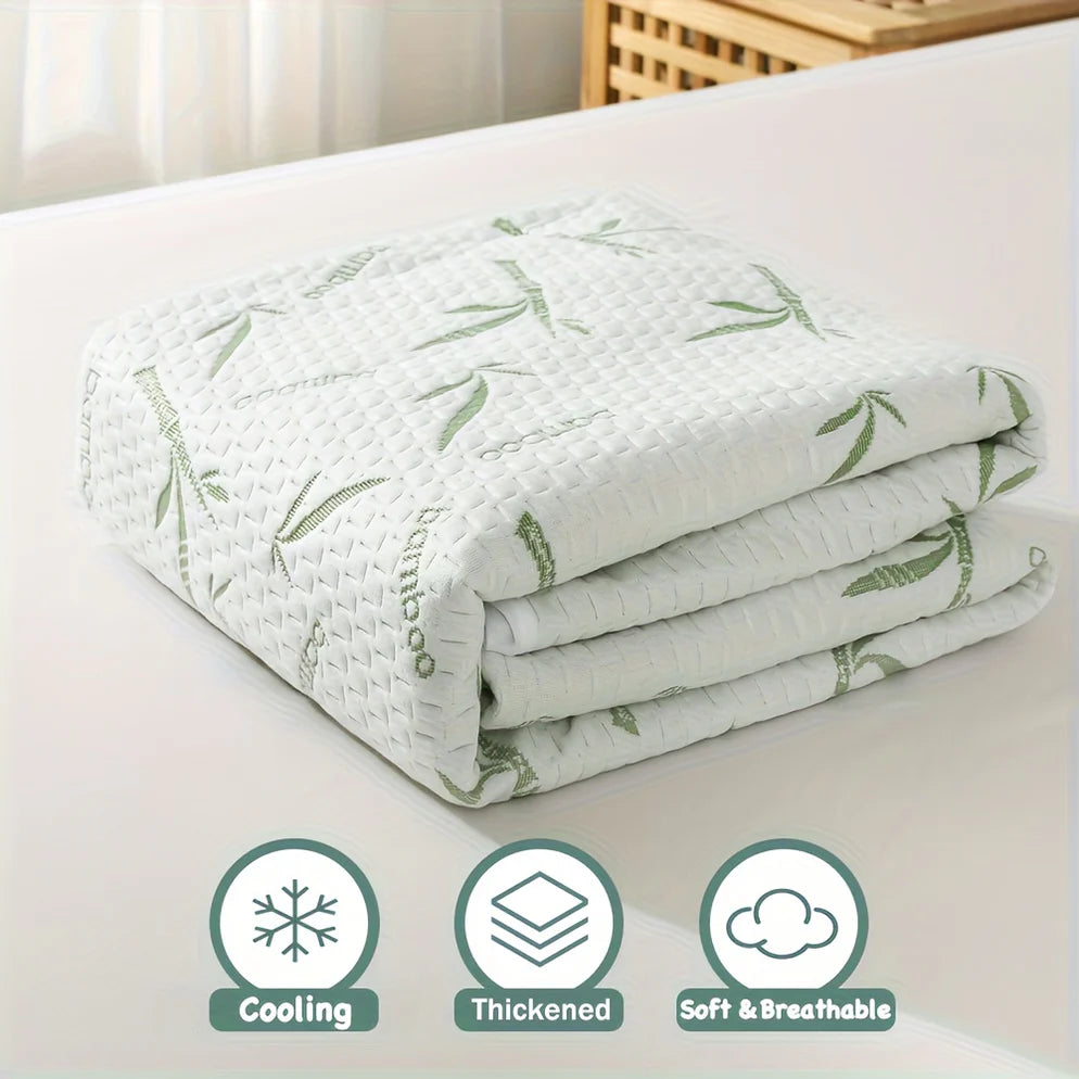 BambooCool Mattress Protector Cooling and Breathable Sleep Comfort