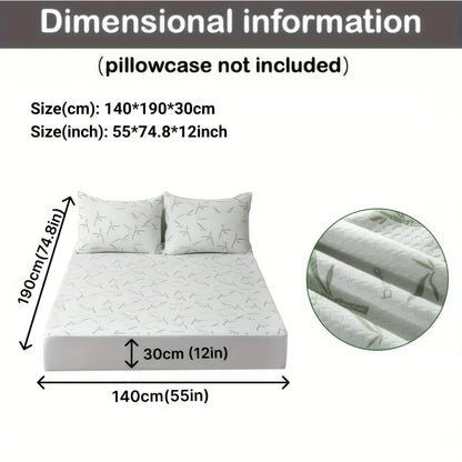 BambooCool Mattress Protector Cooling and Breathable Sleep Comfort