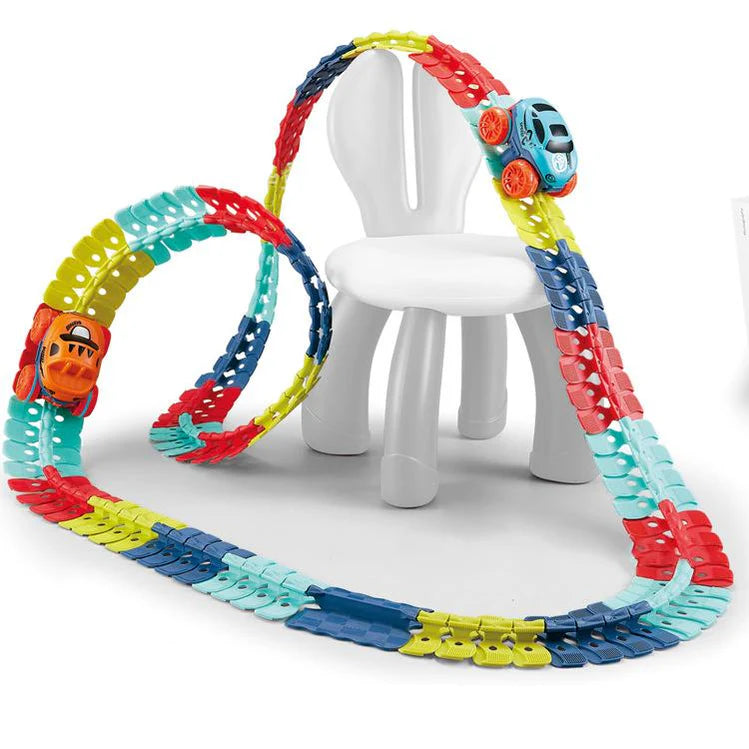 Magnetic Car Track Toy for Kids Learning Play