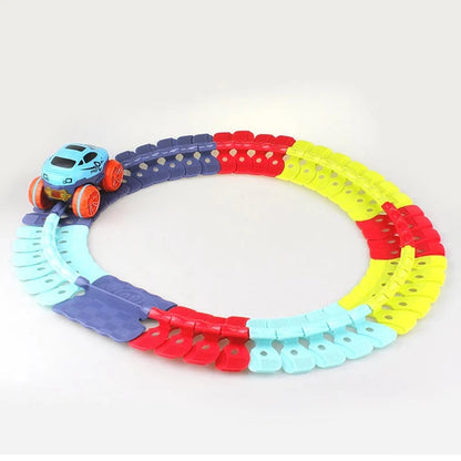 Magnetic Car Track Toy for Kids Learning Play