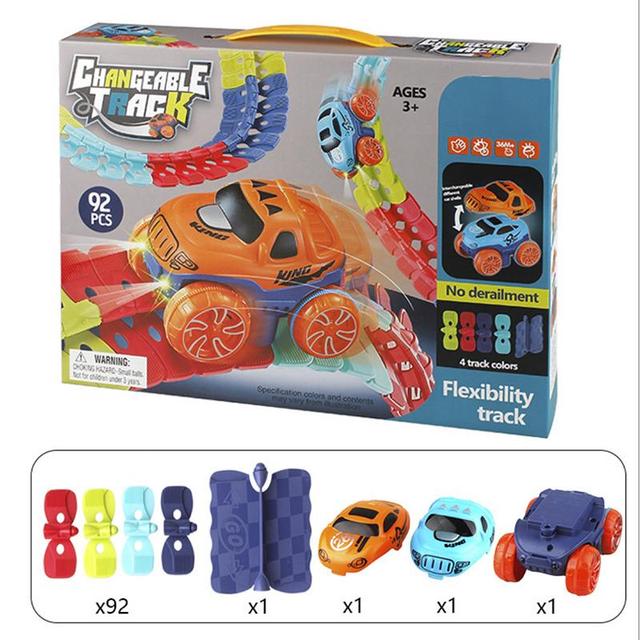 Magnetic Car Track Toy for Kids Learning Play