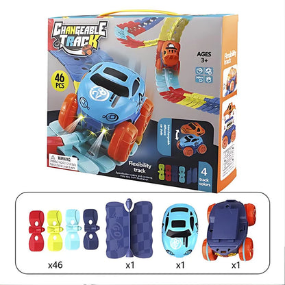 Magnetic Car Track Toy for Kids Learning Play