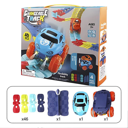 Magnetic Car Track Toy for Kids Learning Play