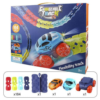 Magnetic Car Track Toy for Kids Learning Play