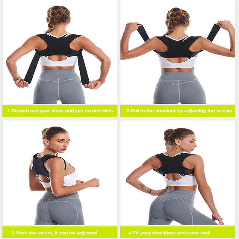 Adjustable Posture Corrector, Back and Shoulder Support for Daily Use