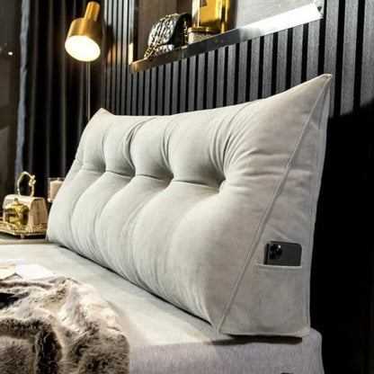 Headboard Support Pillow, Ergonomic Back Cushion for Bed