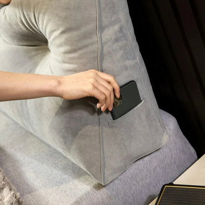 Headboard Support Pillow, Ergonomic Back Cushion for Bed