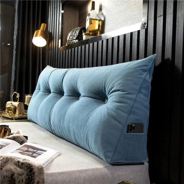 Headboard Support Pillow, Ergonomic Back Cushion for Bed