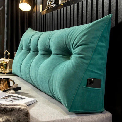 Headboard Support Pillow, Ergonomic Back Cushion for Bed
