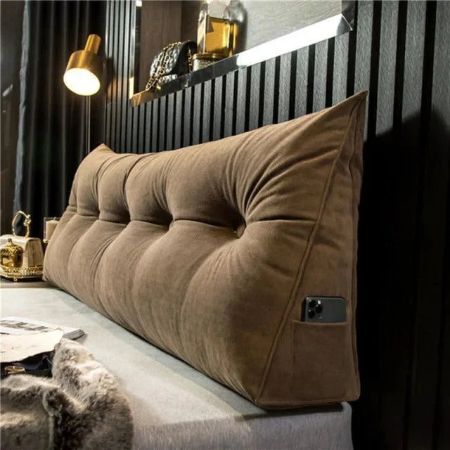 Headboard Support Pillow, Ergonomic Back Cushion for Bed