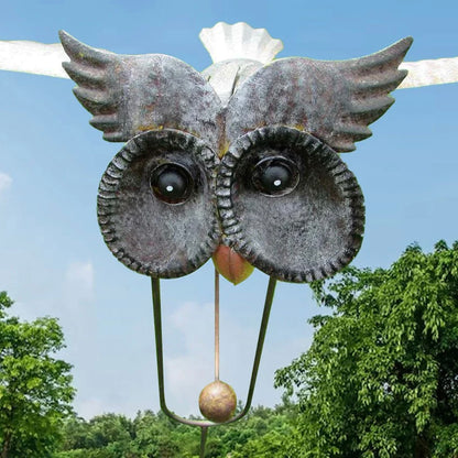 Metal Bird Wind Spinner, Decorative Garden Ornament