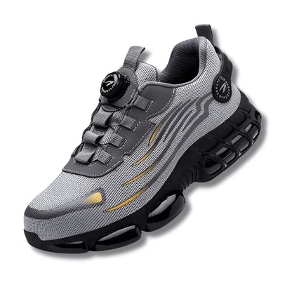 Lightweight Safety Shoes, Slip-On Work Shoes for Men and Women