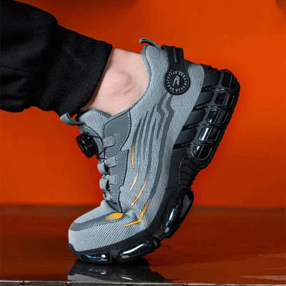 Lightweight Safety Shoes, Slip-On Work Shoes for Men and Women