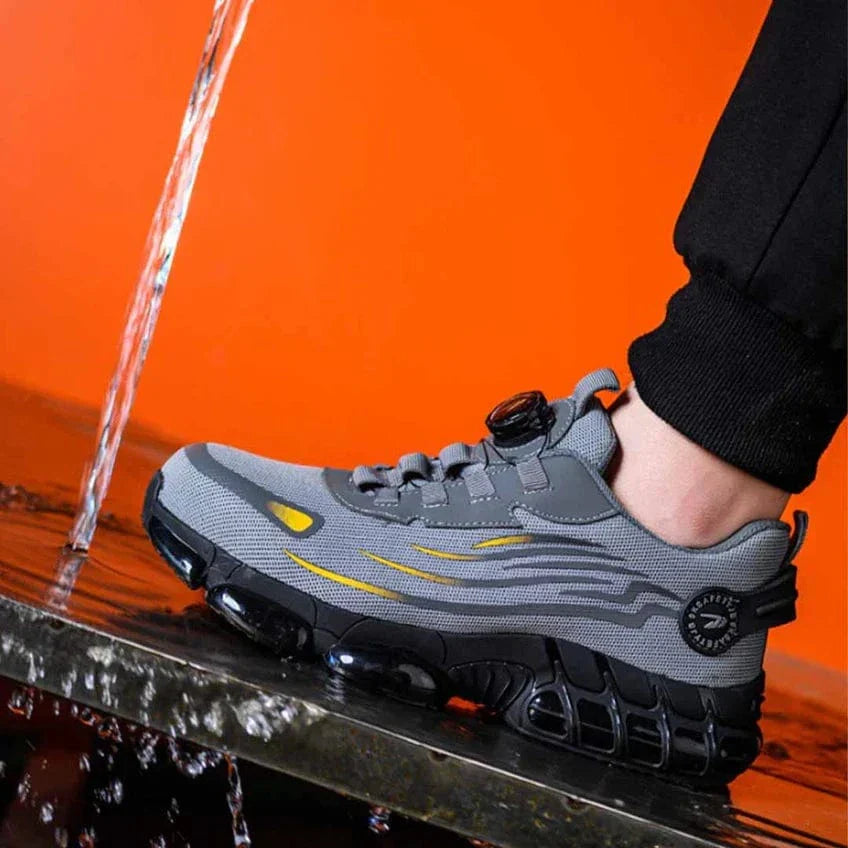 Lightweight Safety Shoes, Slip-On Work Shoes for Men and Women