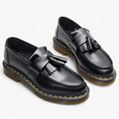 Oxford Leather Loafers with Tassel and Old Money Style