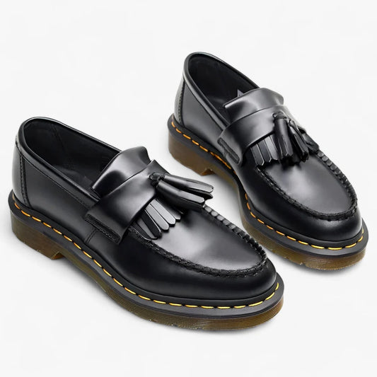 Oxford Leather Loafers with Tassel and Old Money Style