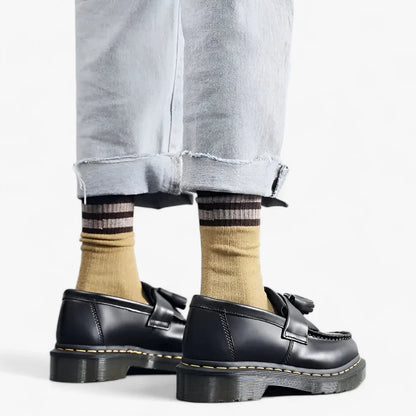 Oxford Leather Loafers with Tassel and Old Money Style