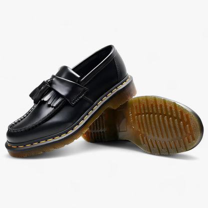 Oxford Leather Loafers with Tassel and Old Money Style