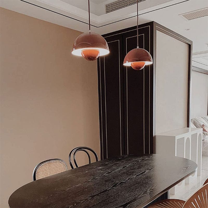 Flowerpot Pendant Lamp, Hanging LED Ceiling Light for Home Decor