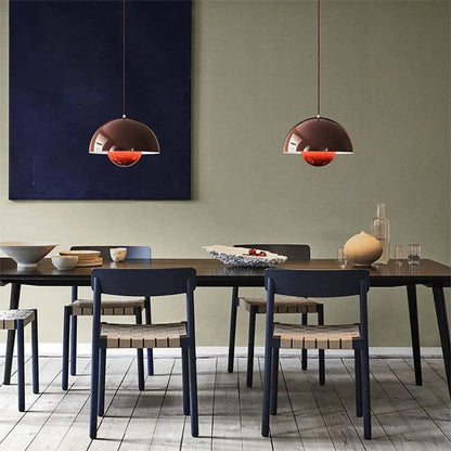 Flowerpot Pendant Lamp, Hanging LED Ceiling Light for Home Decor