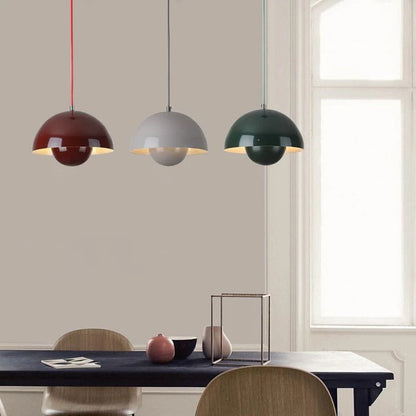 Flowerpot Pendant Lamp, Hanging LED Ceiling Light for Home Decor