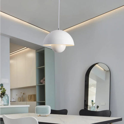 Flowerpot Pendant Lamp, Hanging LED Ceiling Light for Home Decor