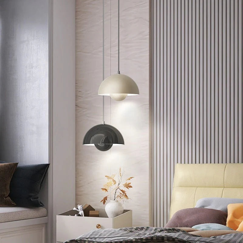 Flowerpot Pendant Lamp, Hanging LED Ceiling Light for Home Decor