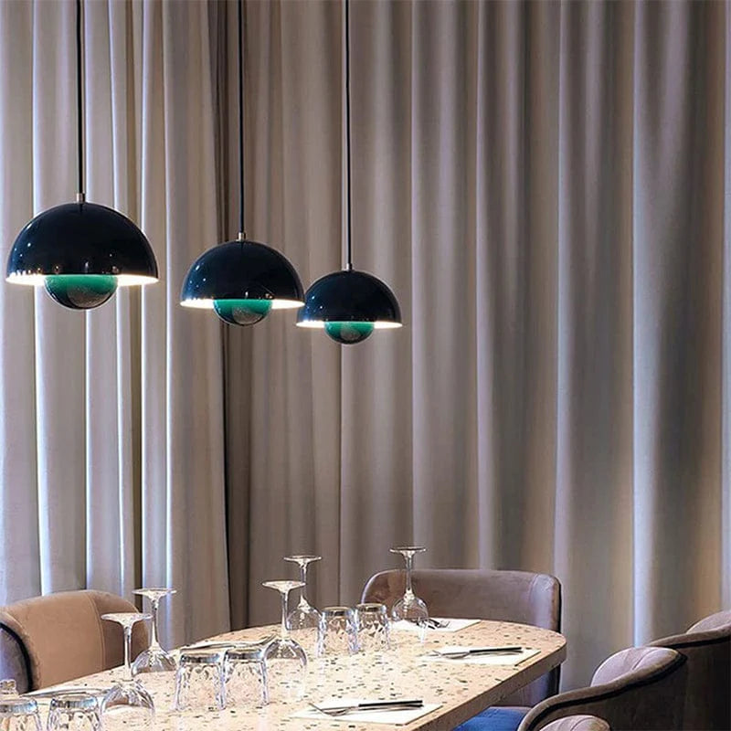 Flowerpot Pendant Lamp, Hanging LED Ceiling Light for Home Decor